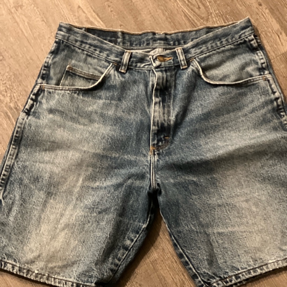 Wrangler Men's Faded Blue Jean Shorts